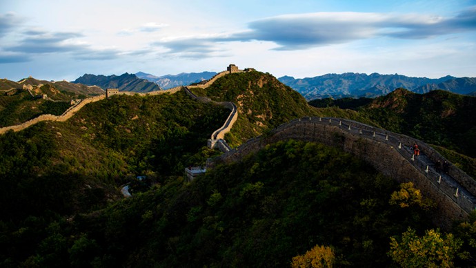 华夏之美的万里长城意境风景图片_WWW.TQQA.COM