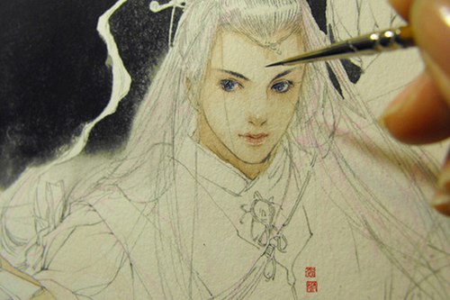 请再让我为你画张画 -小清新_WWW.TQQA.COM