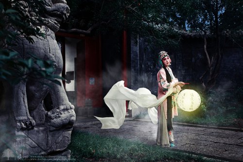 我只是个戏子 -中国风美图_WWW.TQQA.COM