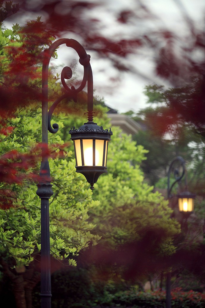 给人以光明的路灯唯美图片_WWW.TQQA.COM