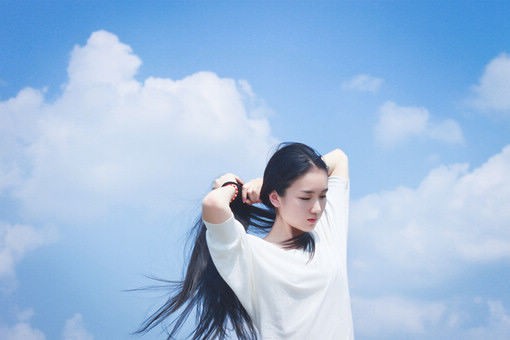 你好，夏天 意境治愈系小清新女生图片_WWW.TQQA.COM