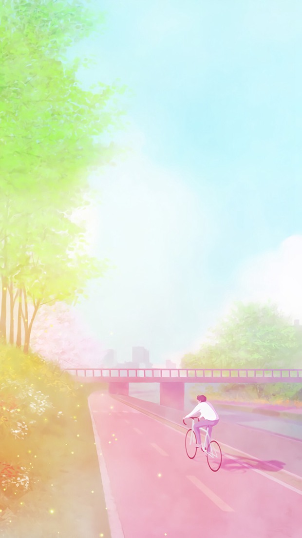 没错，是那种很有意境的小清新插画图片_WWW.TQQA.COM