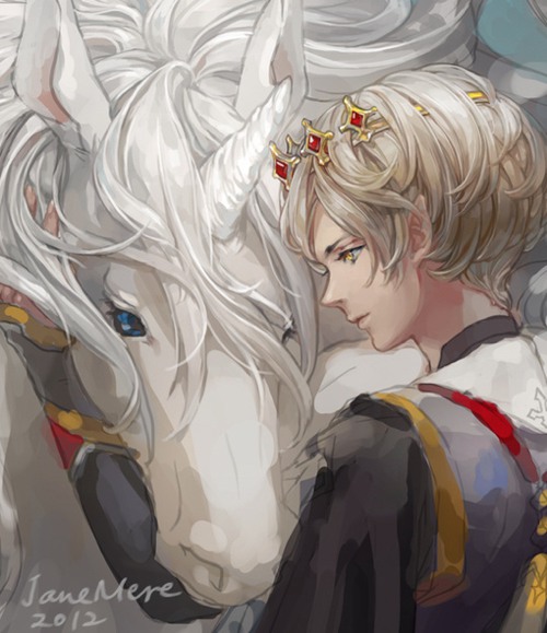 乱花渐入迷人眼的二次元男生插画图片_WWW.TQQA.COM