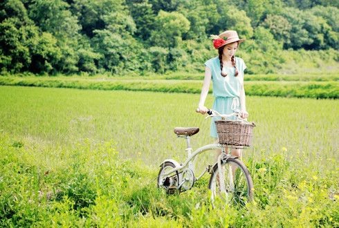 单车旅行 日系风格单车美图_WWW.TQQA.COM