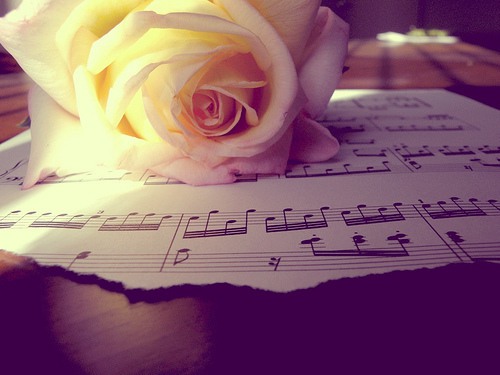 跳动的音符  唯美音乐类治愈系图片_WWW.TQQA.COM