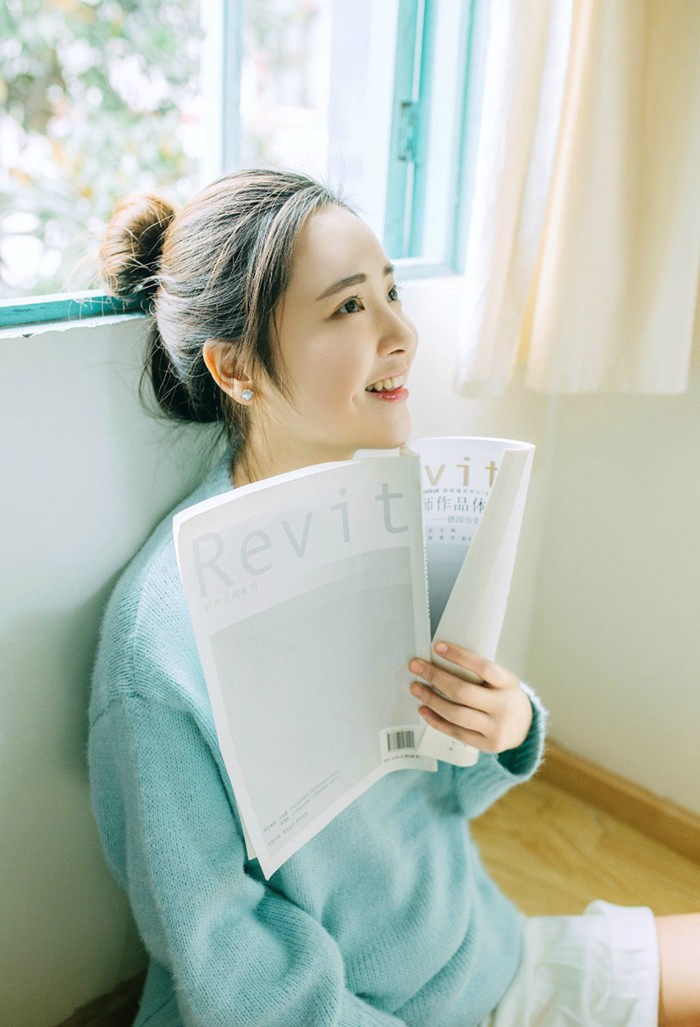你的微笑看起来很美_日系小清新女生图片_WWW.TQQA.COM