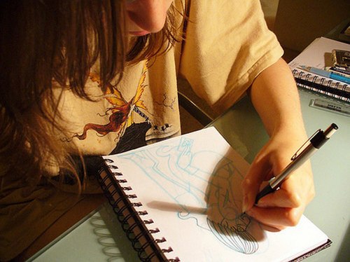 请再让我为你画张画 -小清新_WWW.TQQA.COM