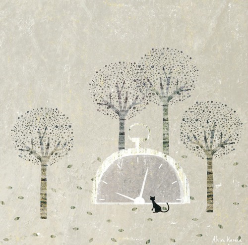 插画师Akira Kusaka的森林协奏曲_森林插画图片_WWW.TQQA.COM