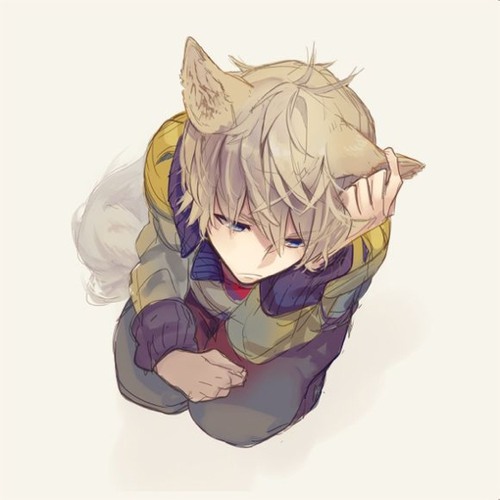 乱花渐入迷人眼的二次元男生插画图片_WWW.TQQA.COM