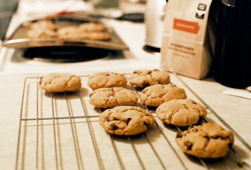 关于圆圆扁扁好吃的曲奇饼干Cookies的唯美美食图_WWW.TQQA.COM