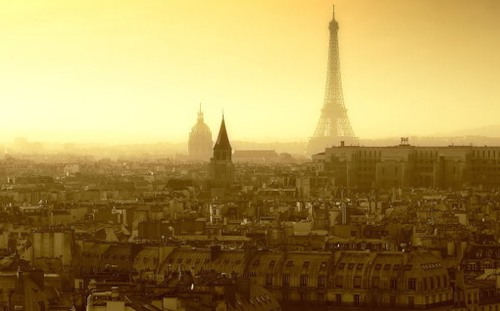 我梦想去的巴黎，我梦中的埃菲尔铁塔 唯美图片_WWW.TQQA.COM