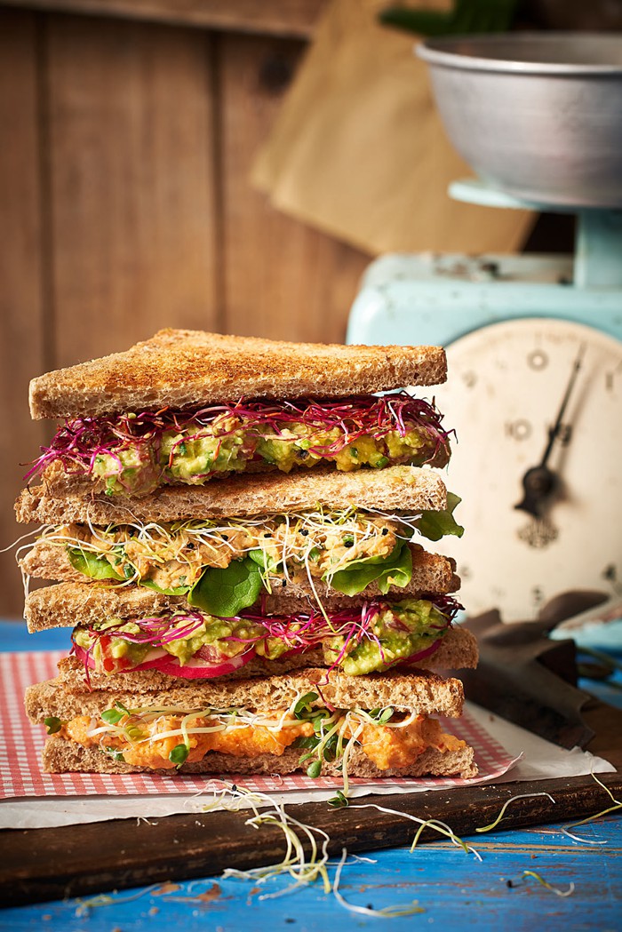 这片三明治sandwich被我承包了_美食唯美图片_WWW.TQQA.COM