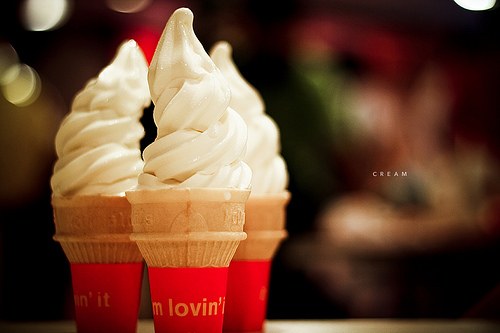 一组冰淇淋题材的小清新图片_WWW.TQQA.COM