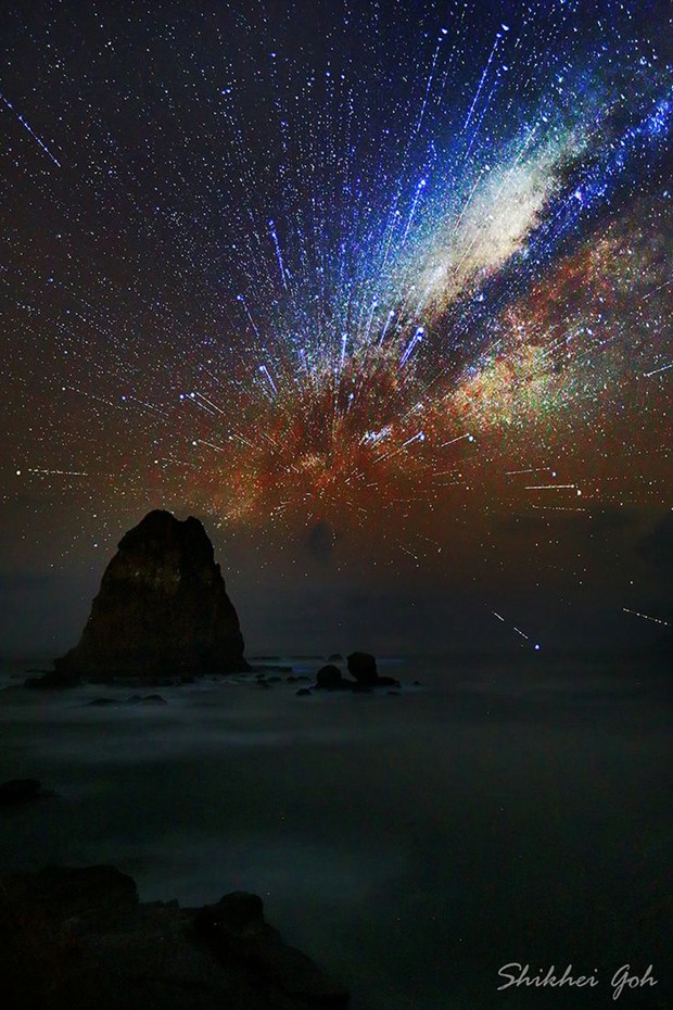 超美繁星与星空的高清风光美图图片_WWW.TQQA.COM