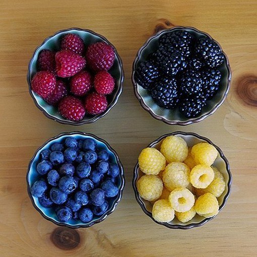 和水果蓝莓有关的小清新唯美图片_WWW.TQQA.COM