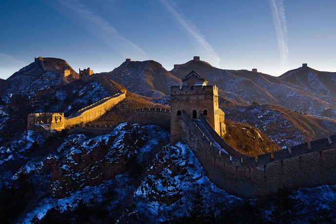 华夏之美的万里长城意境风景图片_WWW.TQQA.COM