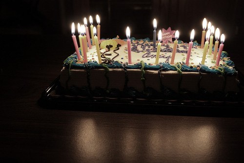 美美的生日蛋糕题材lomo图片_WWW.TQQA.COM