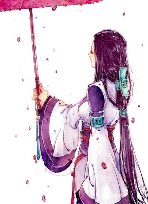 我是无可救药的古风控  古风插画_WWW.TQQA.COM
