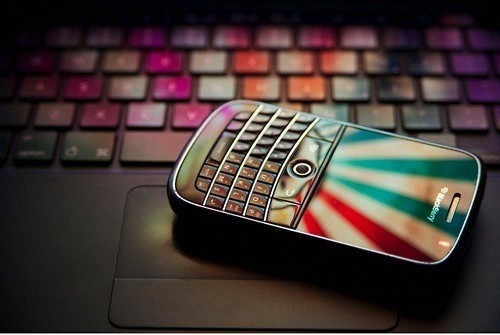 漂亮的全键盘手机BlackBerry题材美图_WWW.TQQA.COM