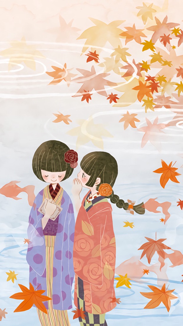 没错，是那种很有意境的小清新插画图片_WWW.TQQA.COM