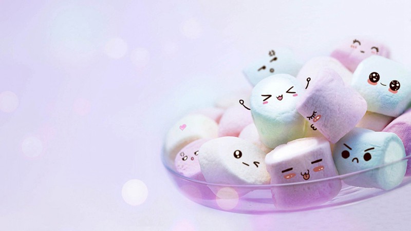 香甜美味的棉花糖糖果图片_WWW.TQQA.COM