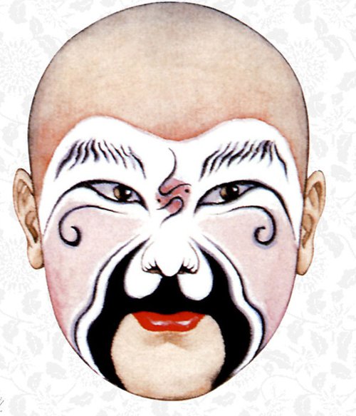中国风元素美图之脸谱_WWW.TQQA.COM