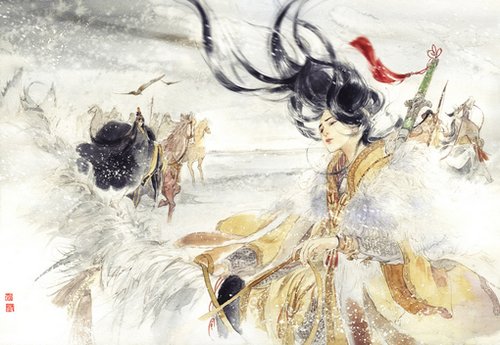 你巧笑倩兮，流连望远江_WWW.TQQA.COM