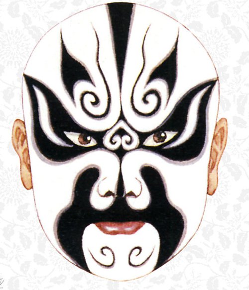 中国风元素美图之脸谱_WWW.TQQA.COM