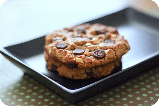 关于圆圆扁扁好吃的曲奇饼干Cookies的唯美美食图_WWW.TQQA.COM