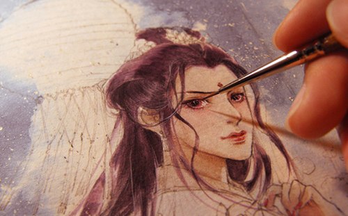 请再让我为你画张画 -小清新_WWW.TQQA.COM