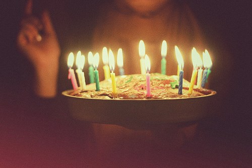 美美的生日蛋糕题材lomo图片_WWW.TQQA.COM