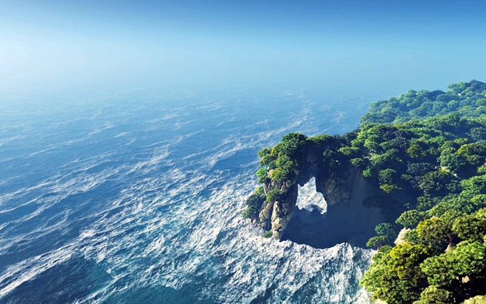趁阳光明媚，去看看大海吧_海景唯美图片_WWW.TQQA.COM