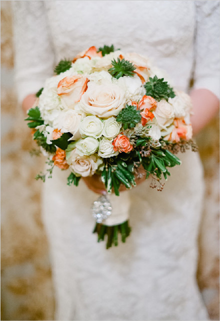 关于婚礼上手捧花的花朵唯美小清新图片_WWW.TQQA.COM