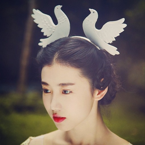 豆瓣美女张辛苑的一组小清新风格唯美写真图片_WWW.TQQA.COM