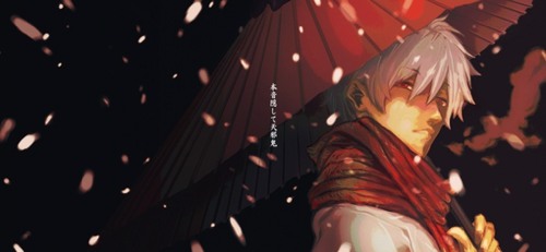 乱花渐入迷人眼的二次元男生插画图片_WWW.TQQA.COM