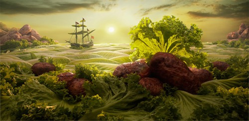 艺术家搭建的美食童话世界，这才是吃货的最高_WWW.TQQA.COM
