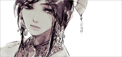 我是无可救药的古风控  古风插画_WWW.TQQA.COM
