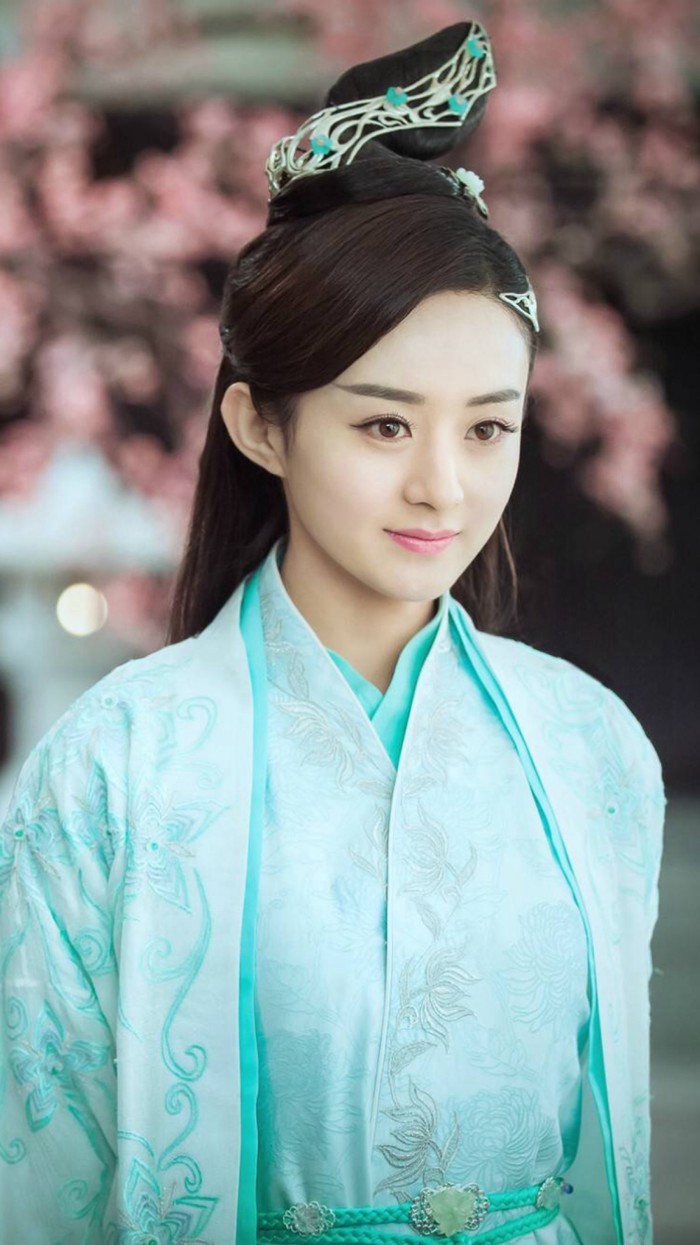古装扮相的赵丽颖仙女气十足哦_WWW.TQQA.COM