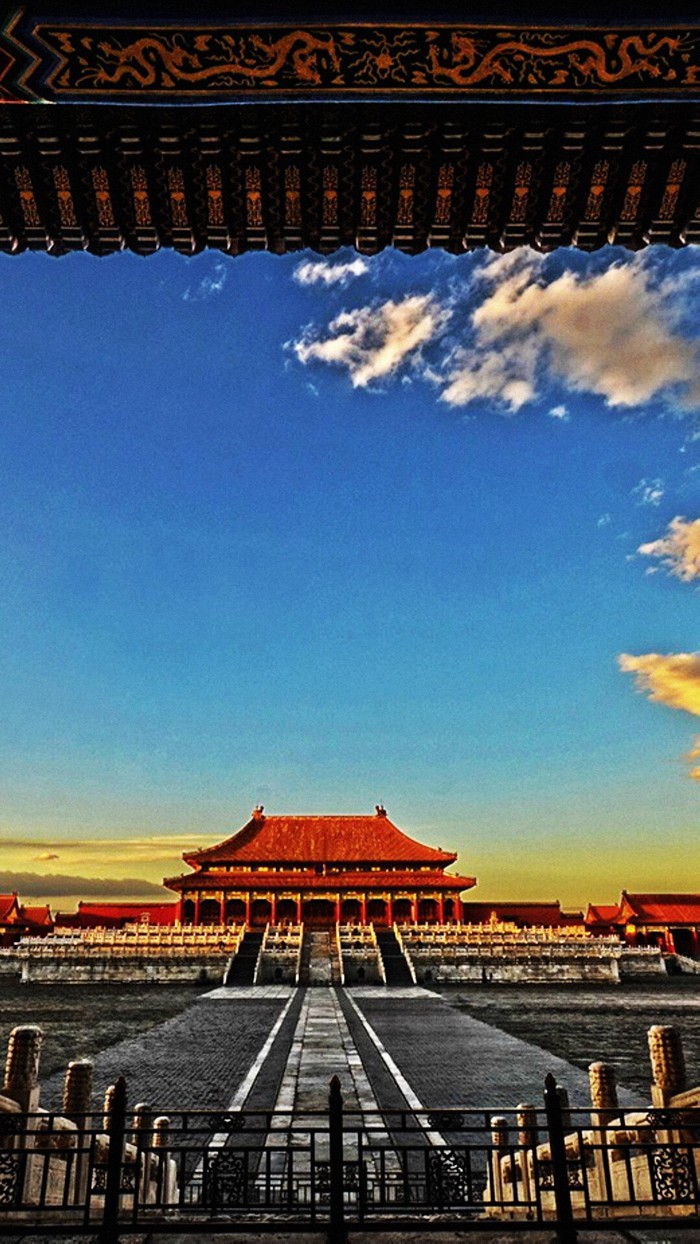 生机盎然的故宫紫禁城风景图片_WWW.TQQA.COM