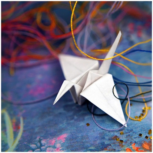 一组温暖入心的千纸鹤题材美图_WWW.TQQA.COM