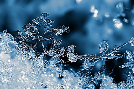 唯美的冬日雪景与女生的风光小清新图片_WWW.TQQA.COM