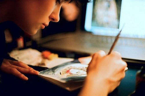 请再让我为你画张画 -小清新_WWW.TQQA.COM