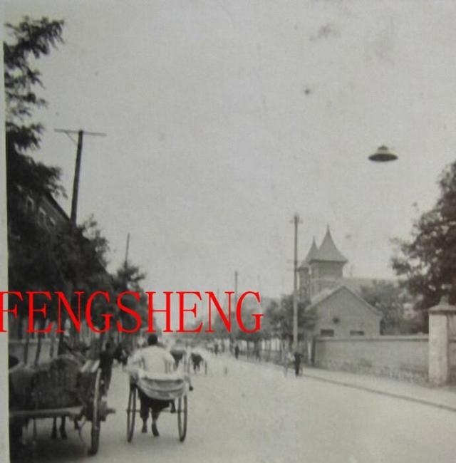 日本飞碟学会资料,1940年济南疑似UFO照片_WWW.TQQA.COM