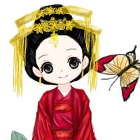 快乐开心的头像卡通女生也很萌_WWW.TQQA.COM