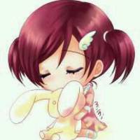 卡通头像女生小清新:心变一片宁静海_WWW.TQQA.COM