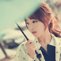 韩系唯美可爱头像:用所有时间想你_WWW.TQQA.COM