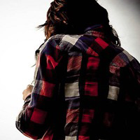 夏季专用头像:穿格子衬衫的小清新女头_WWW.TQQA.COM