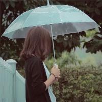 唯美女生头像侧面:受伤的心不会再爱谁_WWW.TQQA.COM