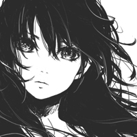 第一次擦肩而过i:卡通黑白QQ头像女生图片_WWW.TQQA.COM