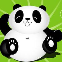 卡通熊猫头像_WWW.TQQA.COM